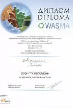 Диплом WASMA 2011